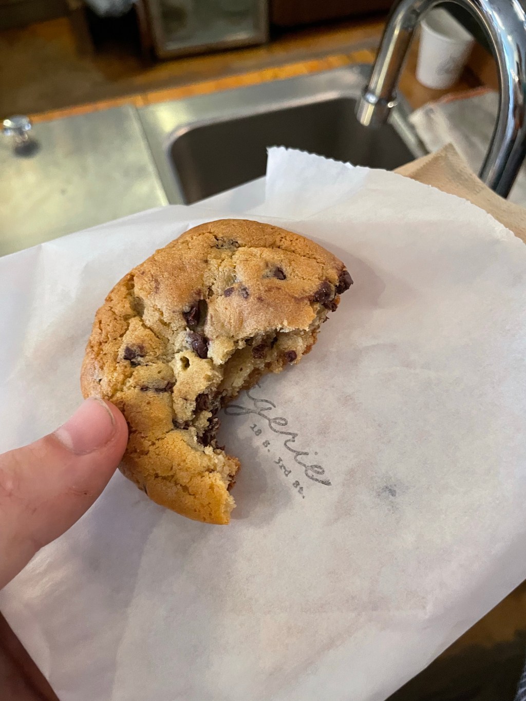 Plain-ass (but in a good way) Chocolate Chip Pride&nbsp;Cookie